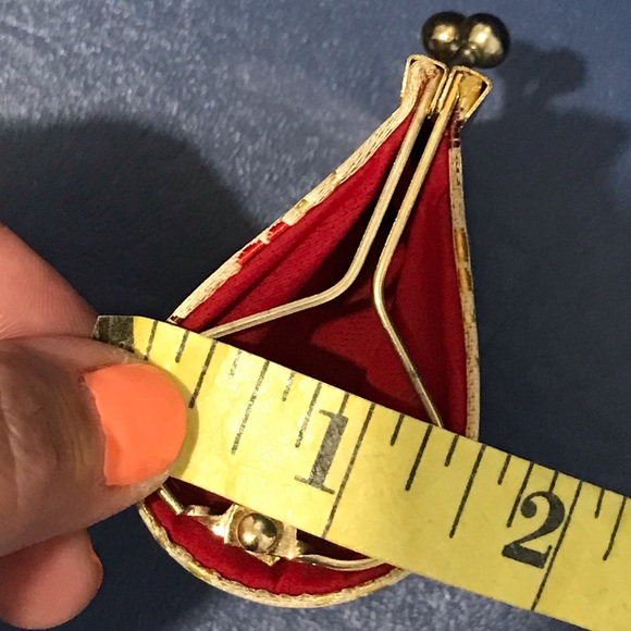 Silk floral kisslock coin purse - Picture 13 of 16